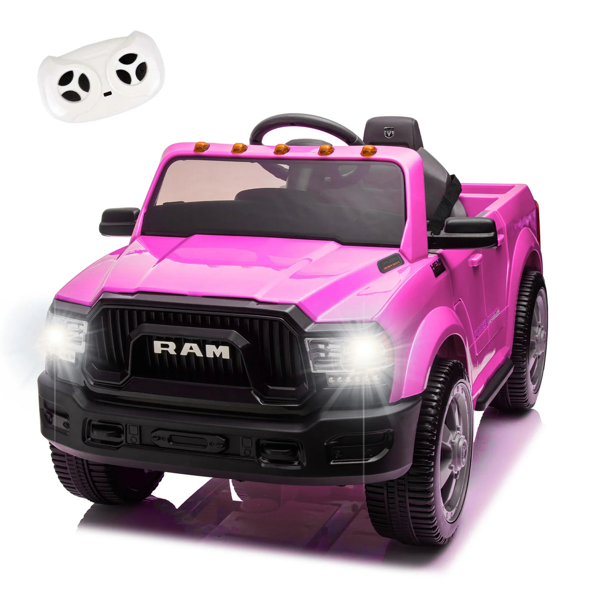 Large Kids Electric Pickup Vehicle with High Ground Clearance and Adjustable Speed Settings