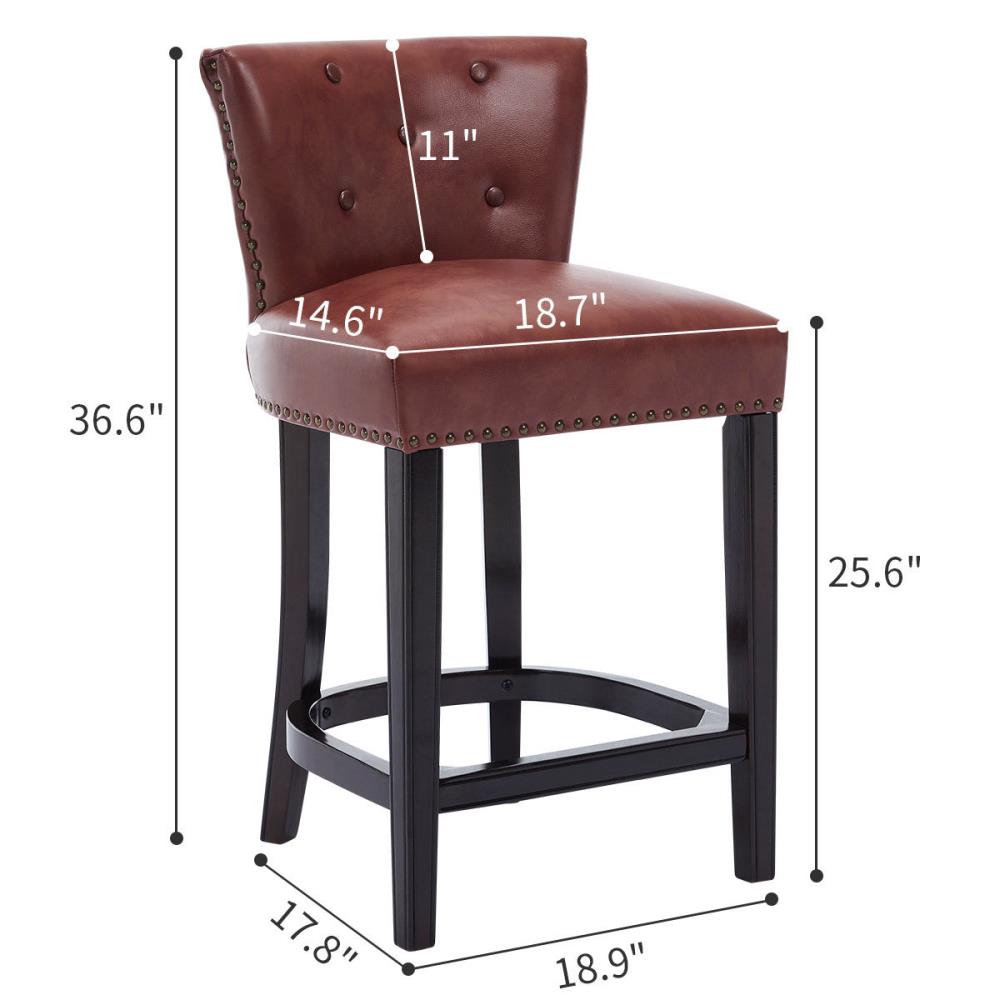 Classic Wooden Counter Stools