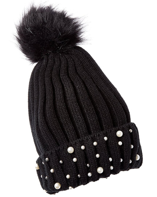 Surell Accessories Ribbed Knit Beanie