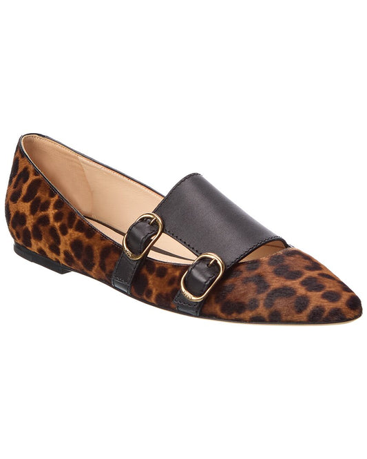 TOD’s Haircalf & Leather Flat