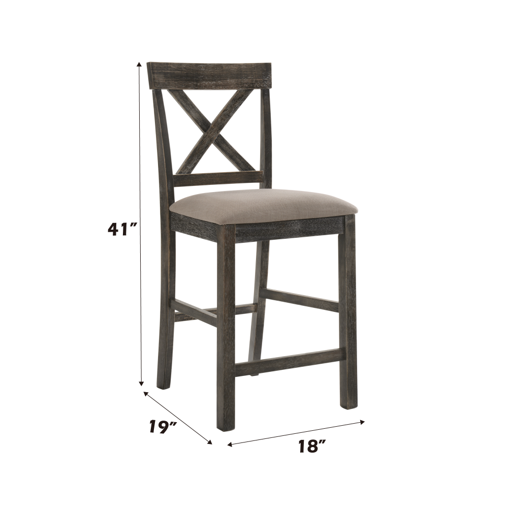 Classic Upholstered Counter Height Chairs