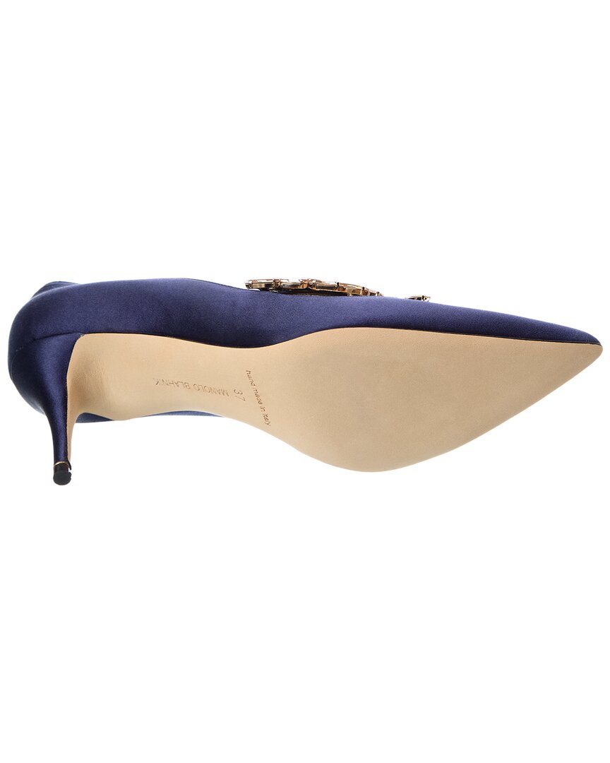 Manolo Blahnik Nadira 70 Satin Pump