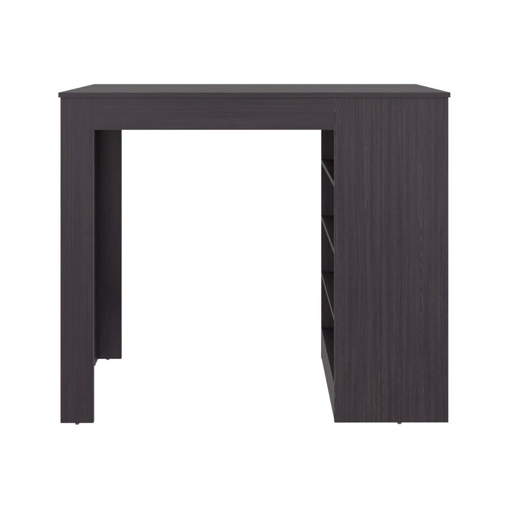 Modern Kitchen Storage Island with Wood Countertop