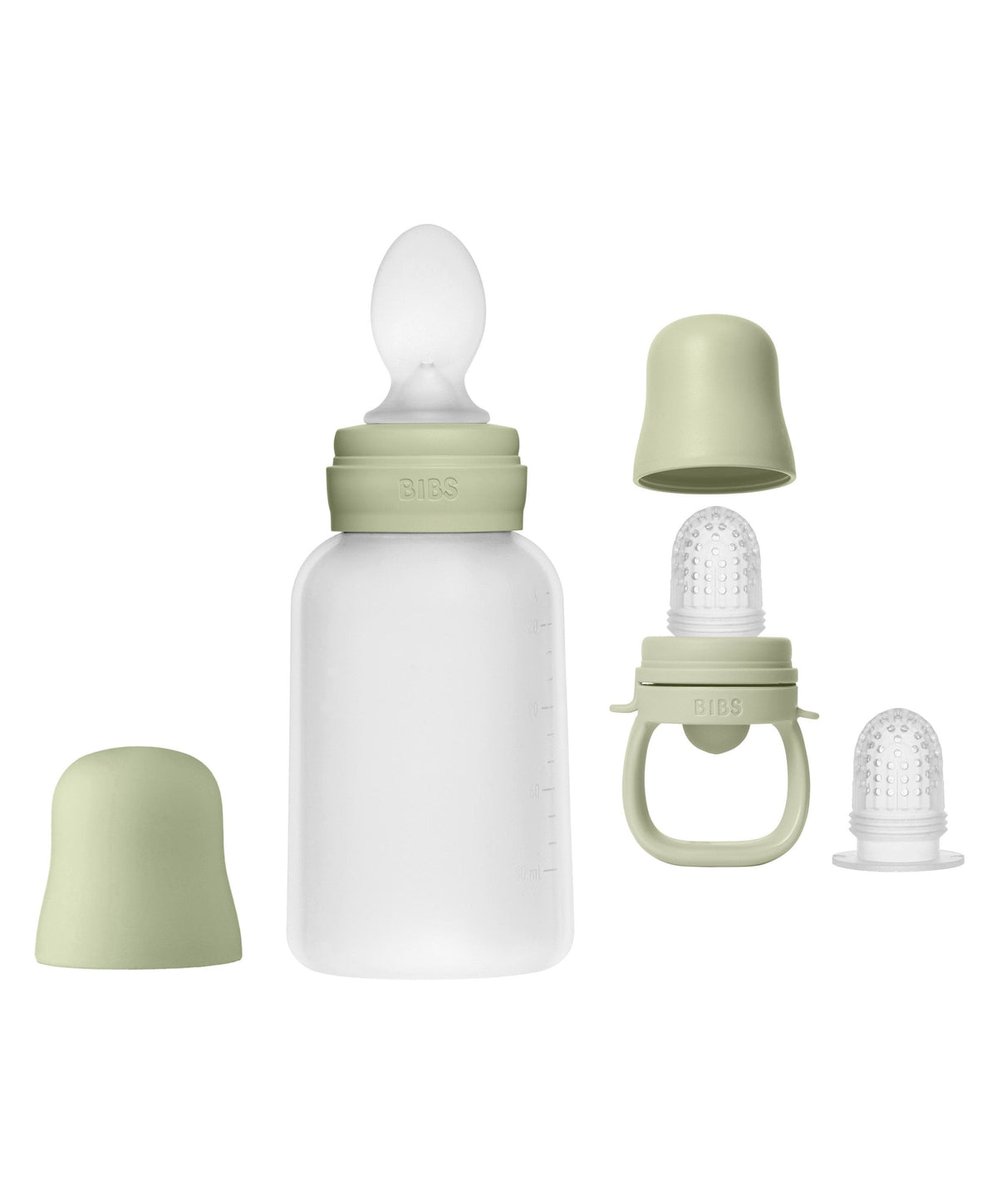 BIBS Spoon Feeder & Purree Feeder Bundle - Sage