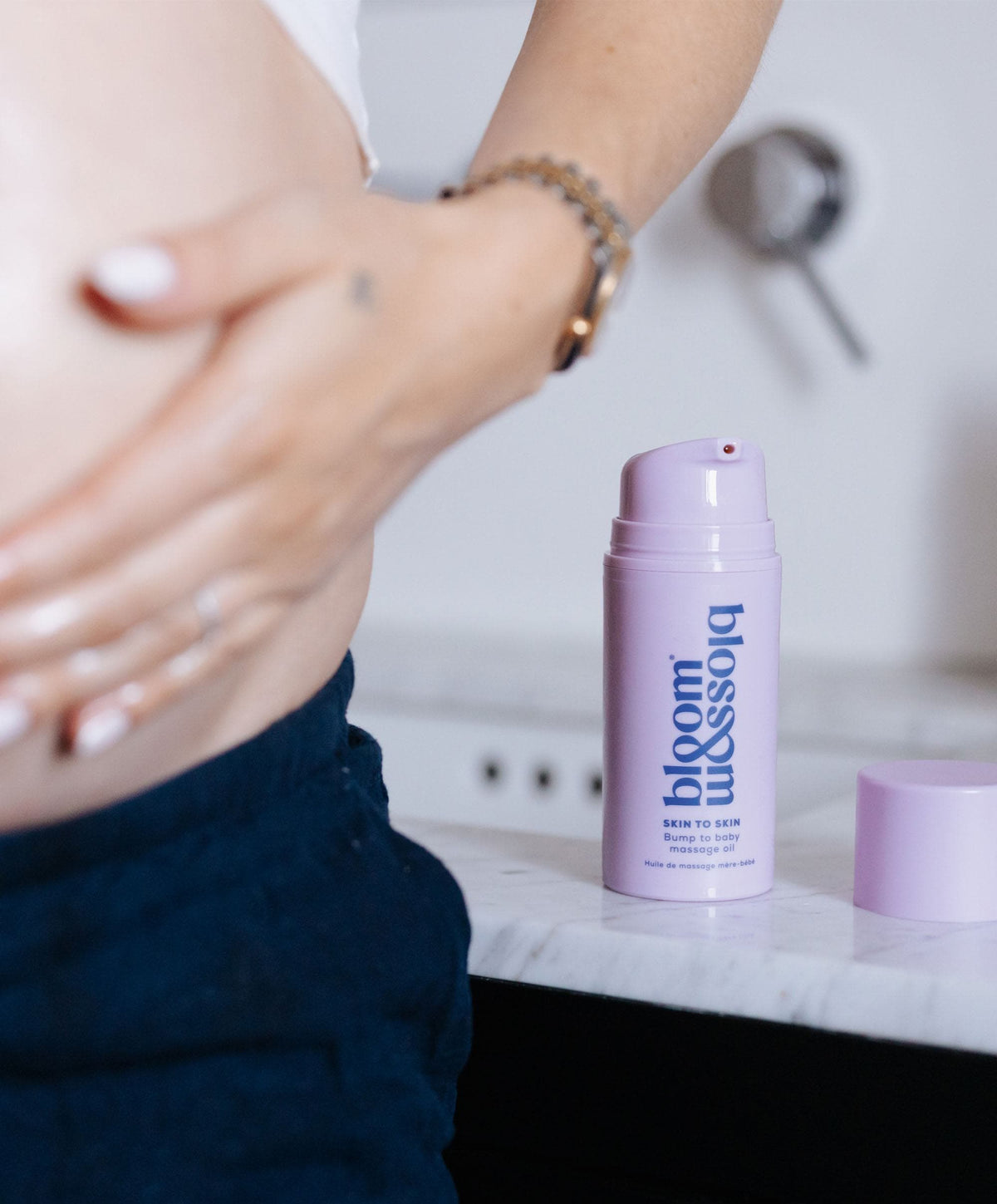 Bloom & Blossom Skin To Skin Bump To Baby Massage Oil