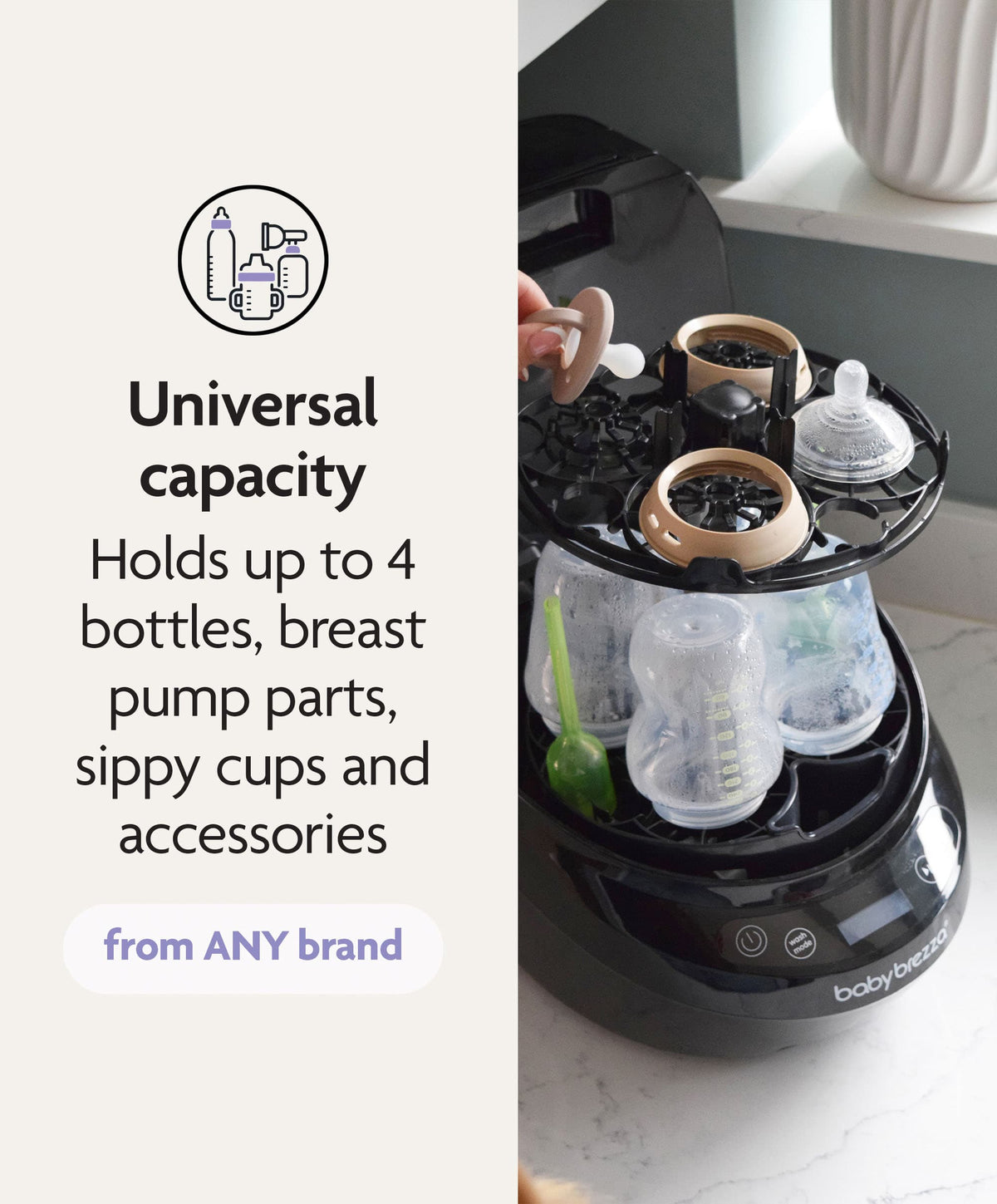Babybrezza Bottle Washer Pro - Black