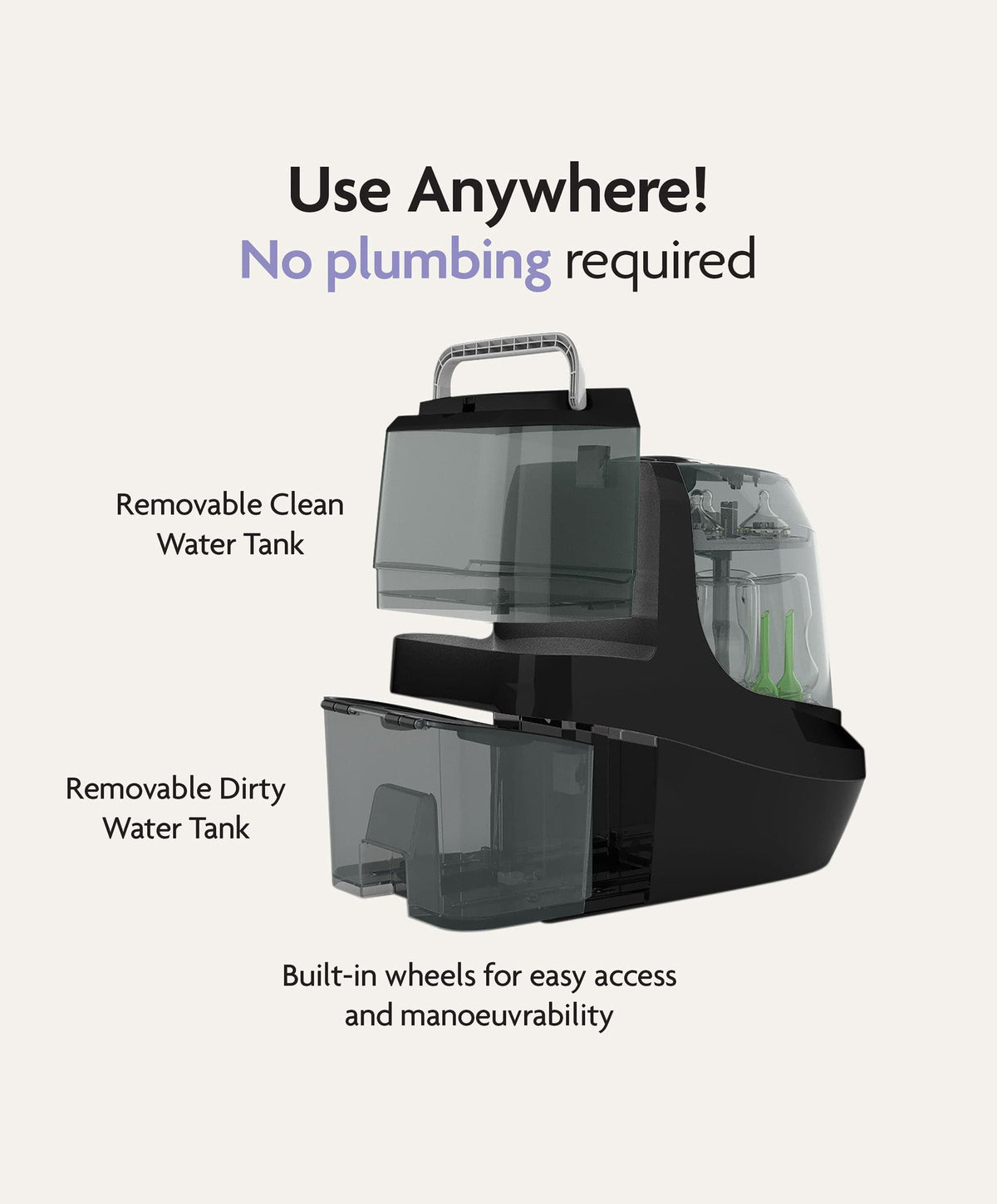 Babybrezza Bottle Washer Pro - Black