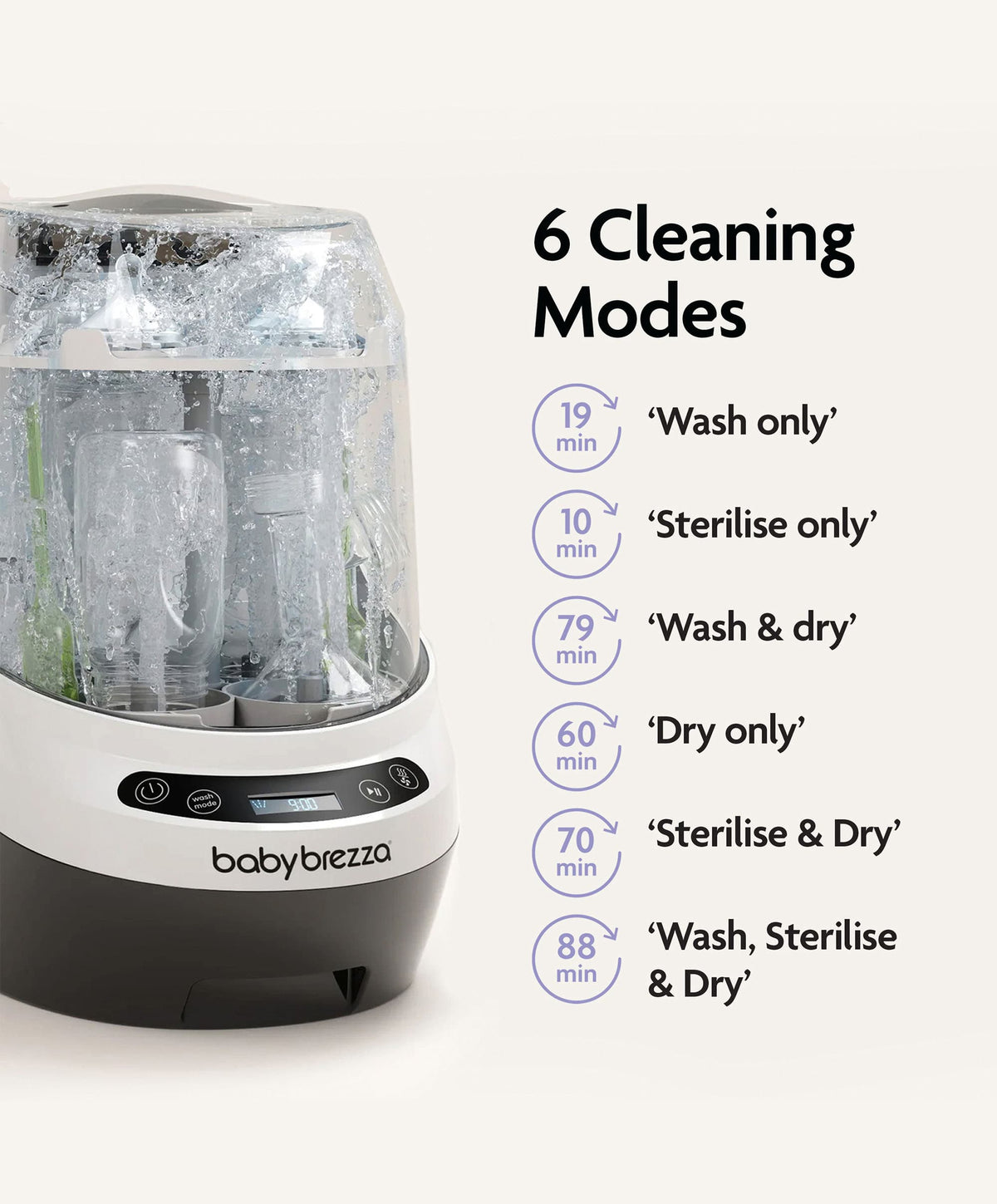 Babybrezza Bottle Washer Pro - Black