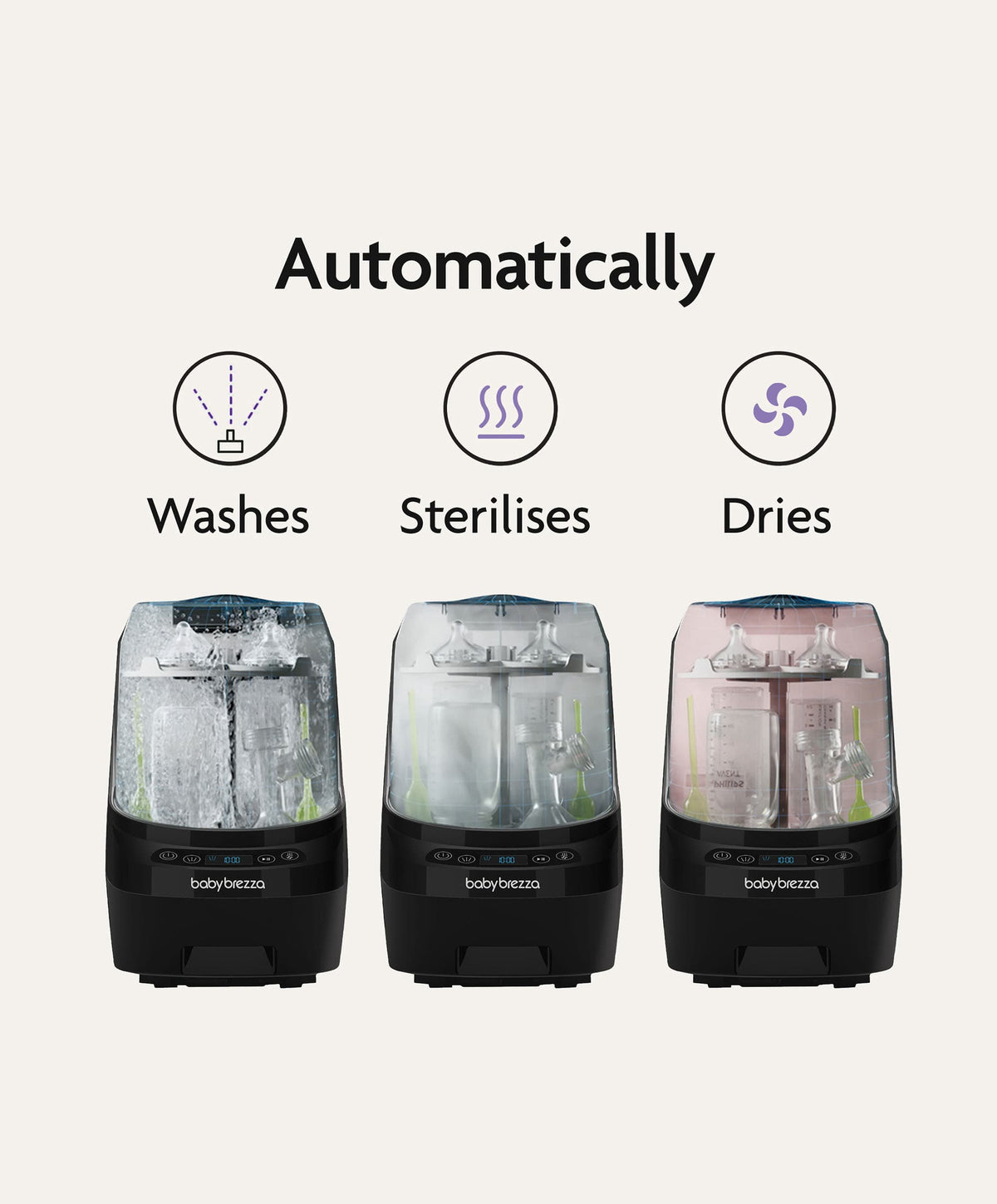 Babybrezza Bottle Washer Pro - Black
