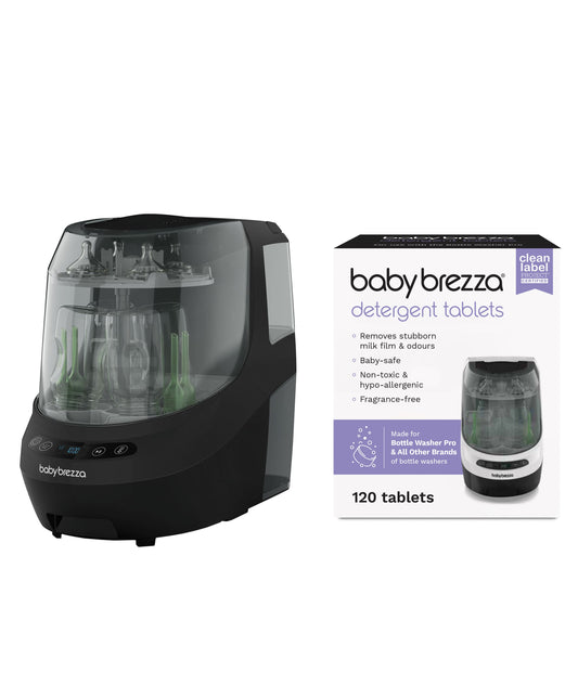 Babybrezza Bottle Washer Pro &  Detergent Tablets - Black