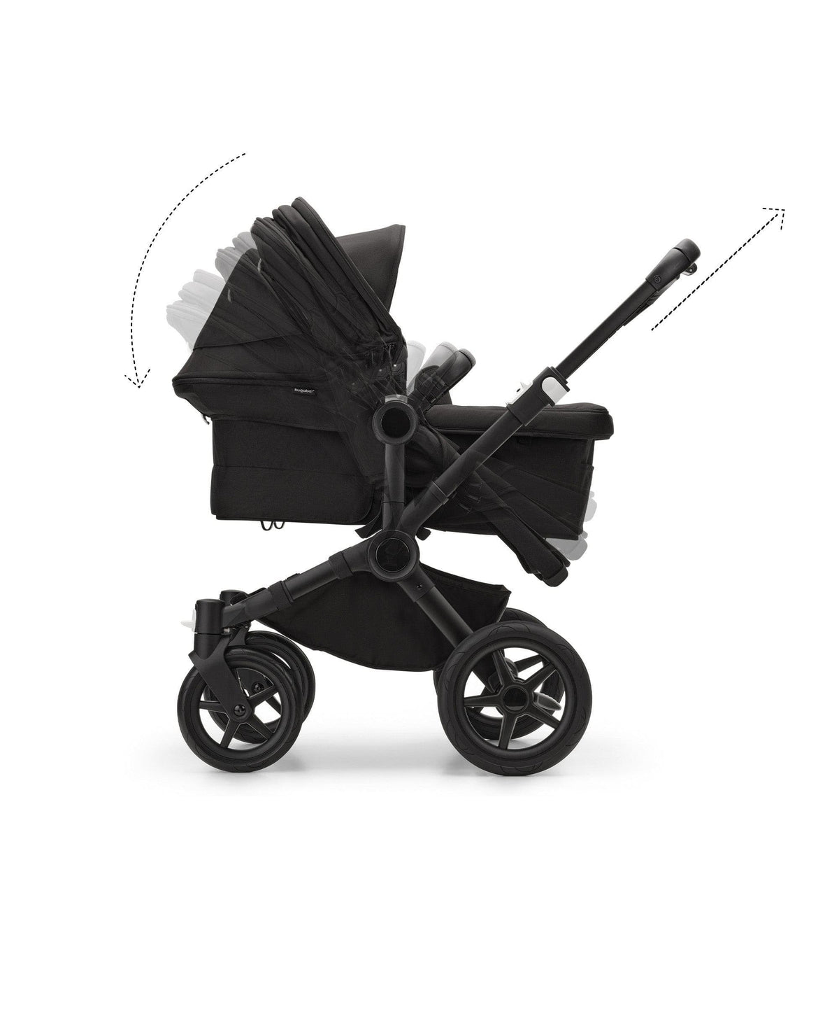 Bugaboo Donkey 5 Double Carrycot & Seat Pushchair - Midnight Black