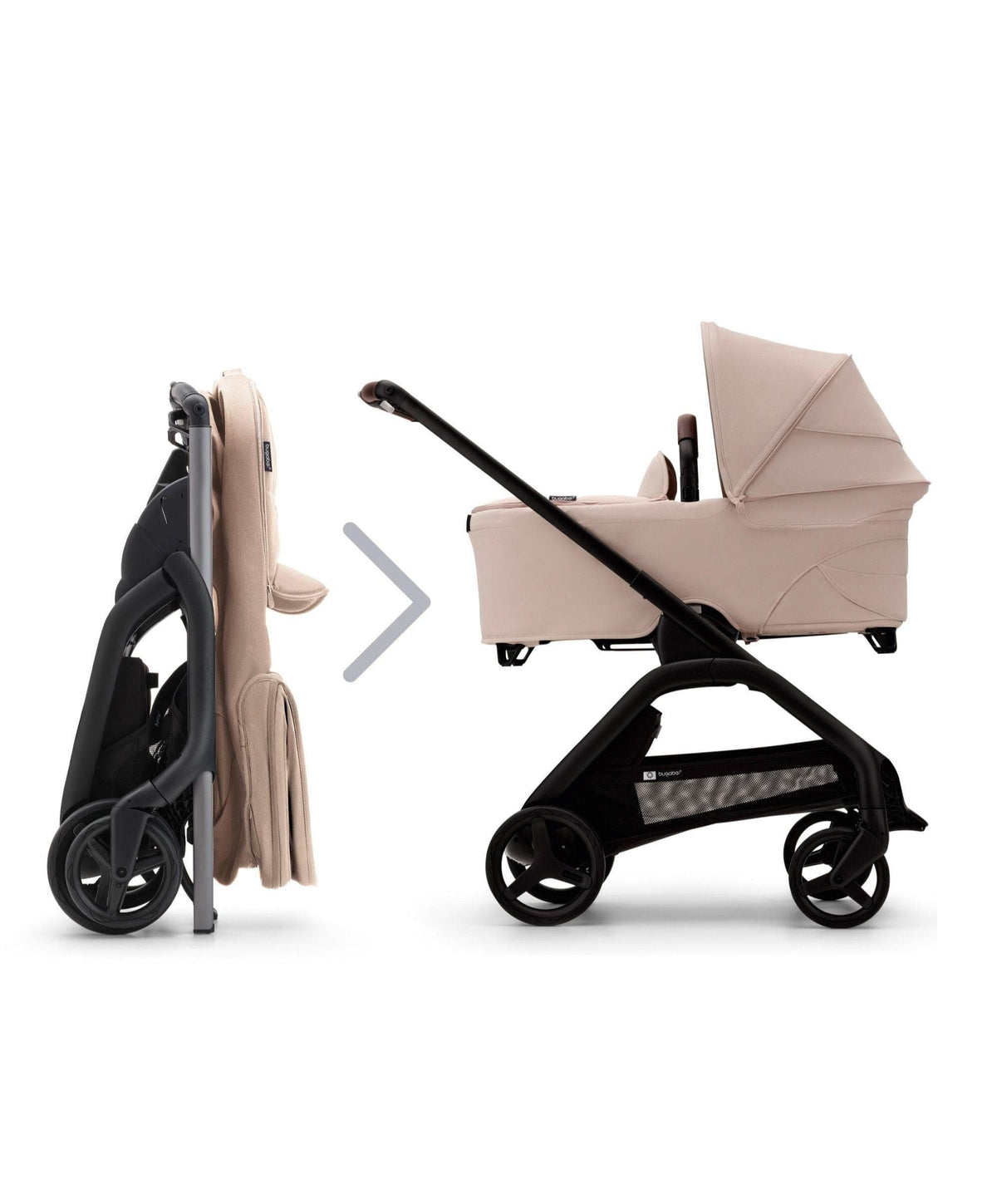 Bugaboo Dragonfly Plus Ultimate Pushchair Bundle with Cybex Cloud T i-Size Plus Rotating Baby Car Seat  & Base (8 Pieces) - Desert Taupe