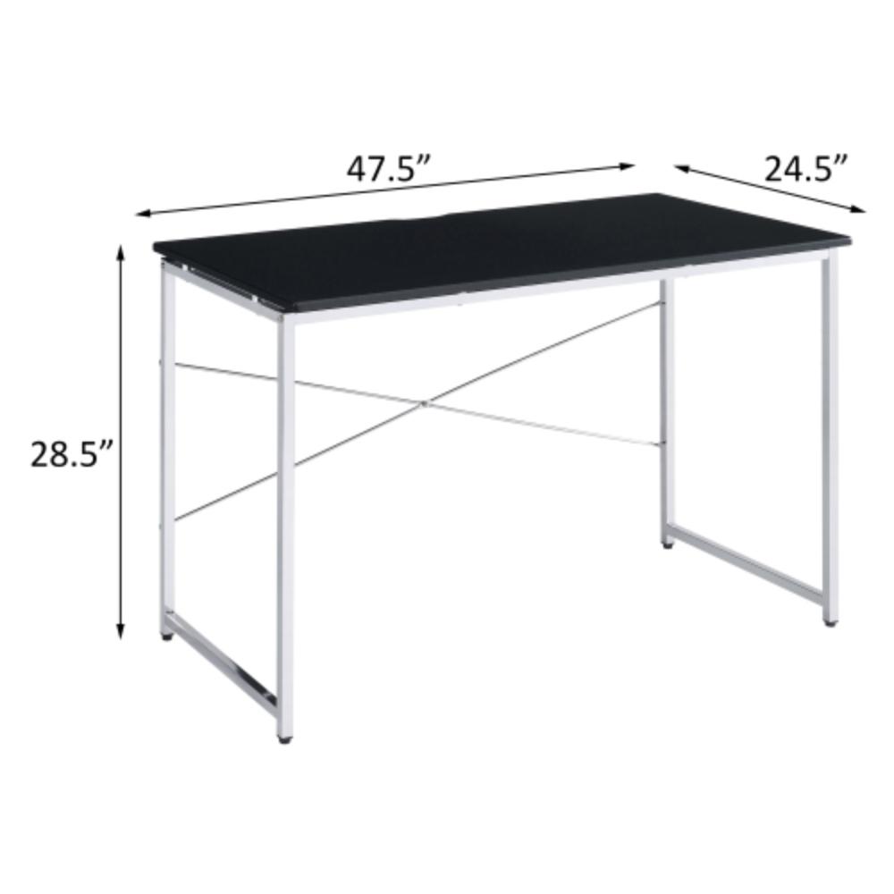 Contemporary Makeup Table with X-Shape Support