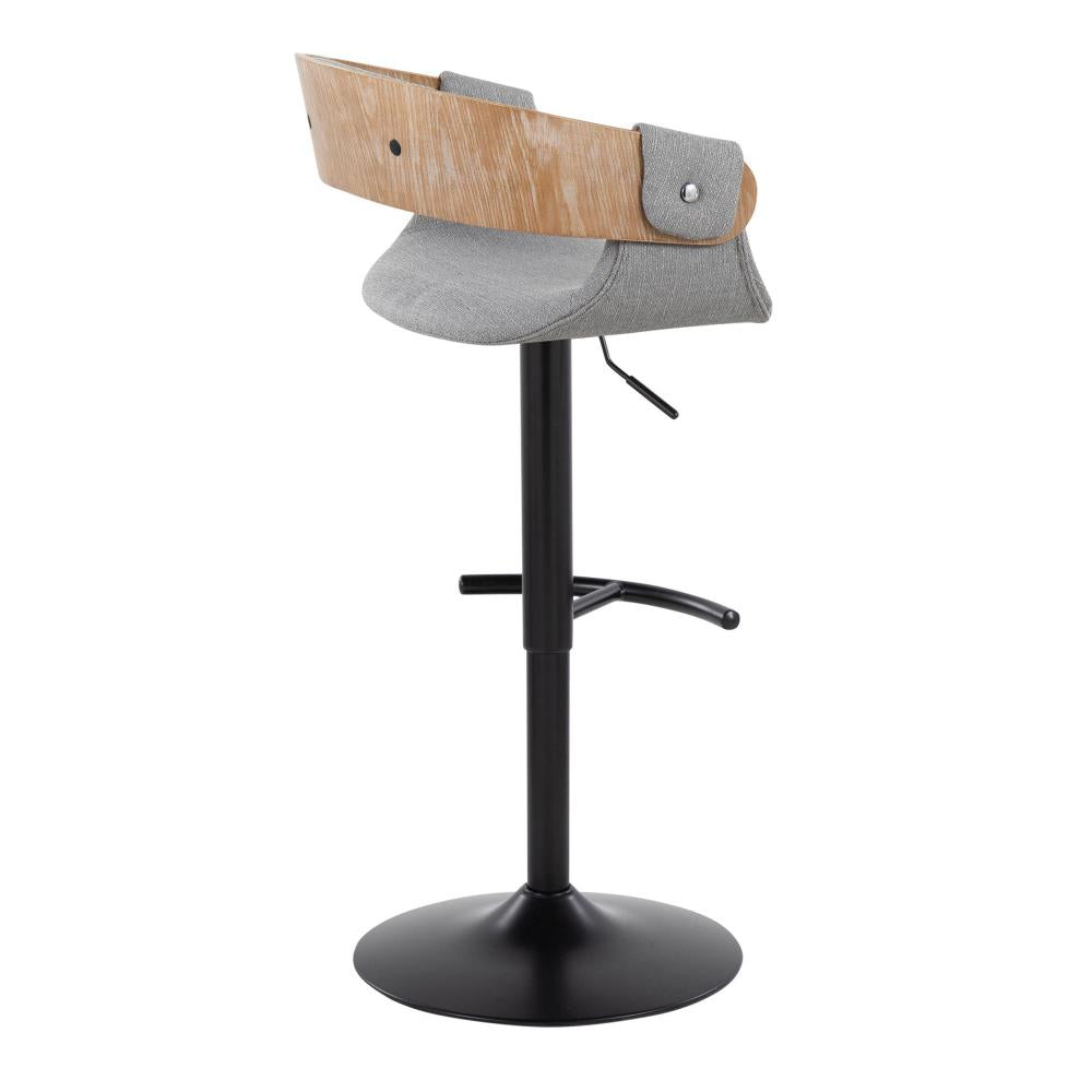 Modern Swivel Barstools with Metal Pedestal Base