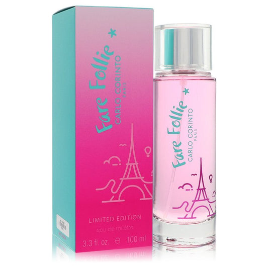 Gift Set 2pcs Combo Fare Follie by Carlo Corinto Eau De Toilette Spray (Limited Edition) 3.3 oz for Women