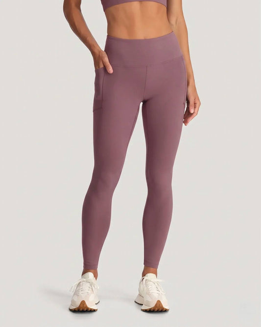 All Day Pocket Legging In Plum