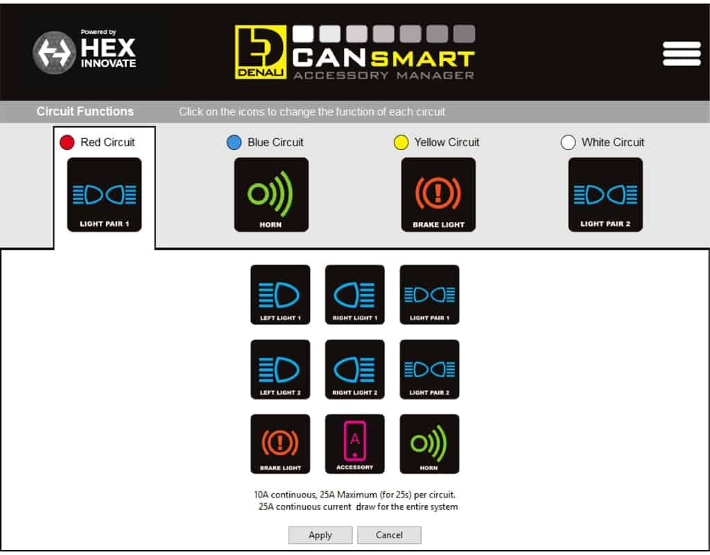 DENALI CANsmart Controller for BMW R1200 &amp; R1250 Series Motorcycles