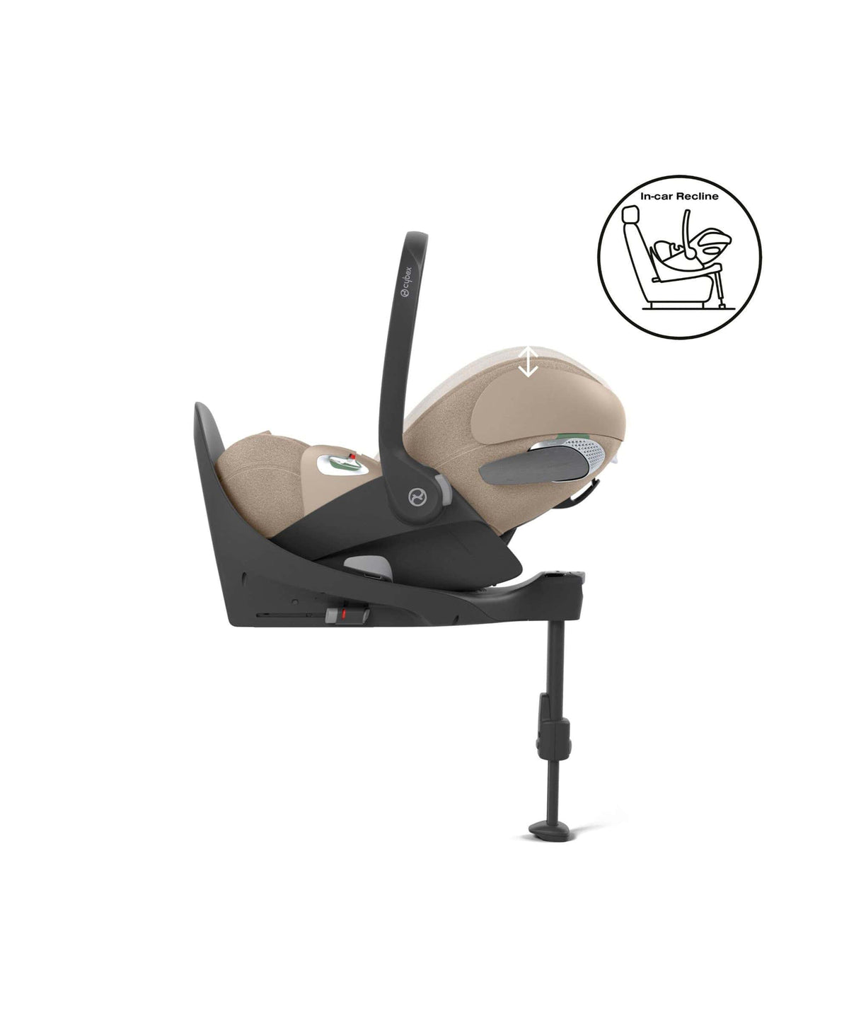 Cybex Cloud T i-Size + Baby Car Seat & Base Bundle – Cozy Beige