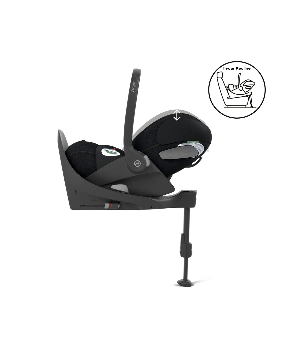 Cybex Cloud T i-Size + Baby Car Seat & Base Bundle - Sepia Black