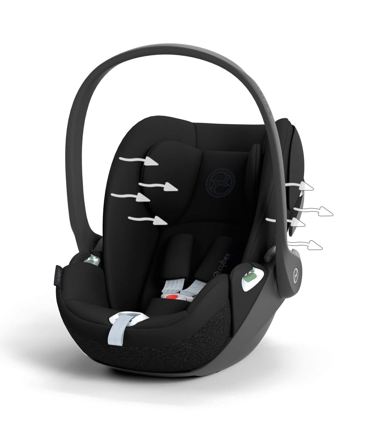 Cybex Cloud T i-Size Rotating Baby Car Seat & Base Bundle - Sepia Black