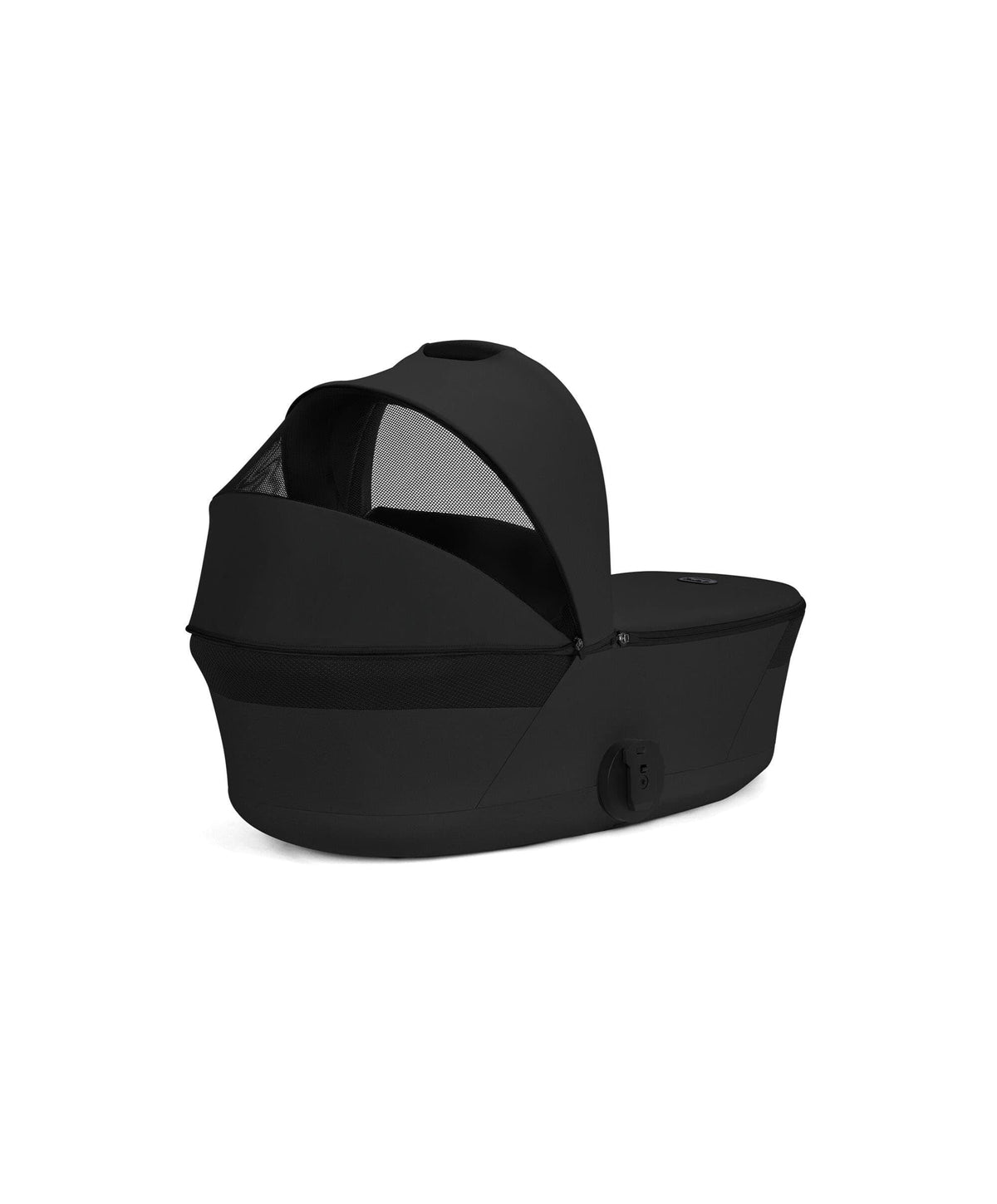 Cybex Balios S Lux + Folding Carrycot Bundle – Moon Black