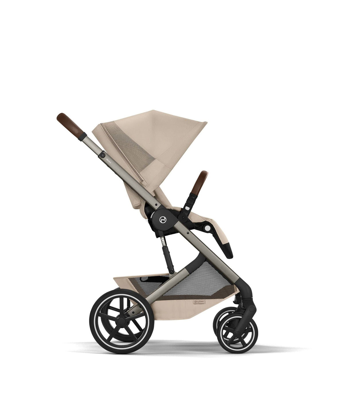 Cybex Balios S Lux + Folding Carrycot Bundle with Cloud G3 Plus Car Seat – Almond Beige