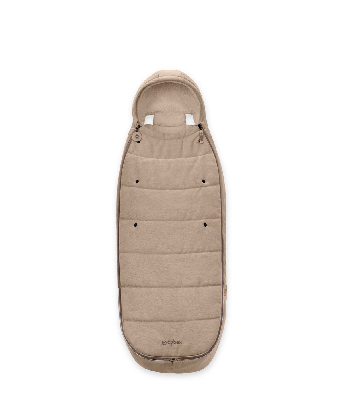 Cybex Balios S Lux + Folding Carrycot Bundle with Cloud G3 Plus Car Seat – Almond Beige