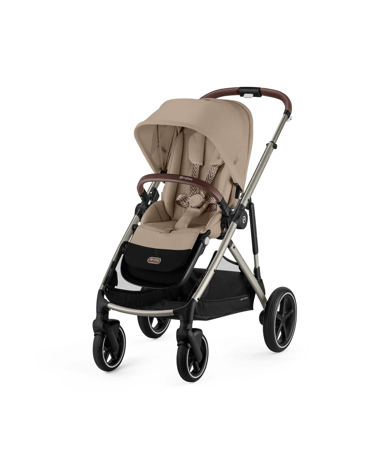 Cybex Gazelle S Twin Pushchair Bundle (12 Pieces) - Almond Beige