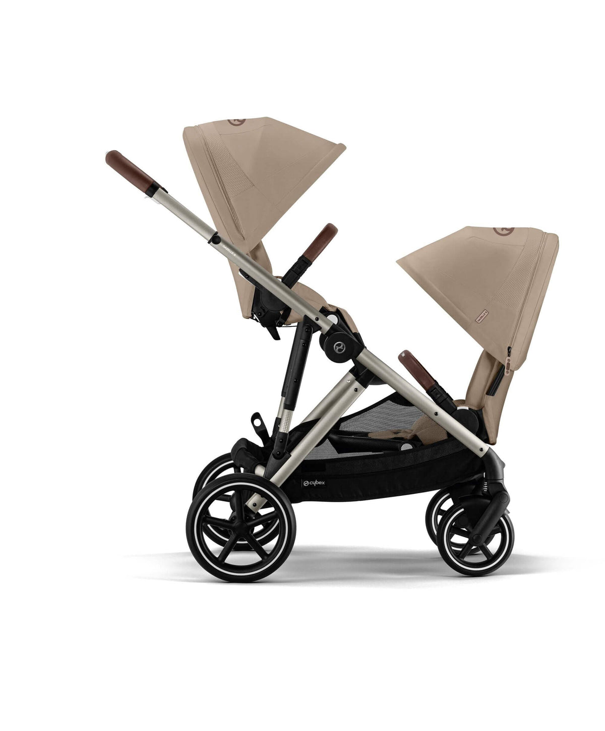 Cybex Gazelle S Twin Pushchair Bundle (12 Pieces) - Almond Beige