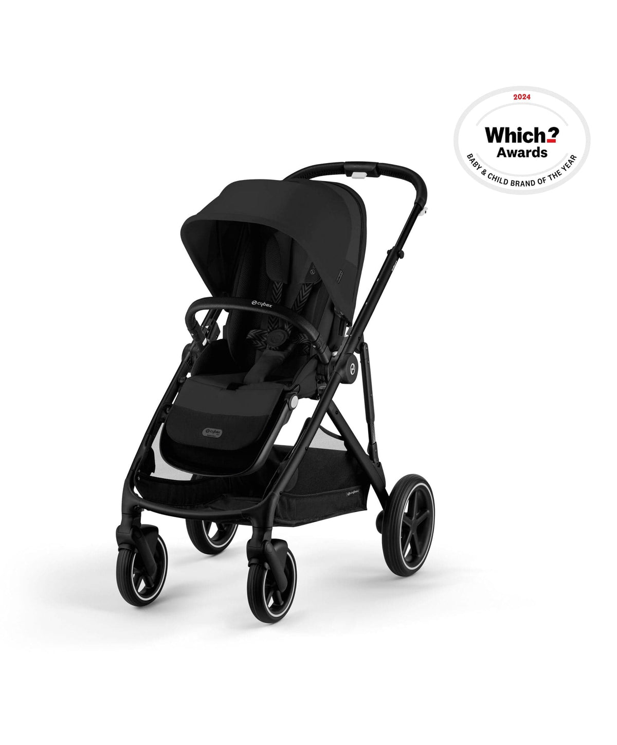 Cybex Gazelle S Twin Pushchair Bundle (12 Pieces) - Moon Black