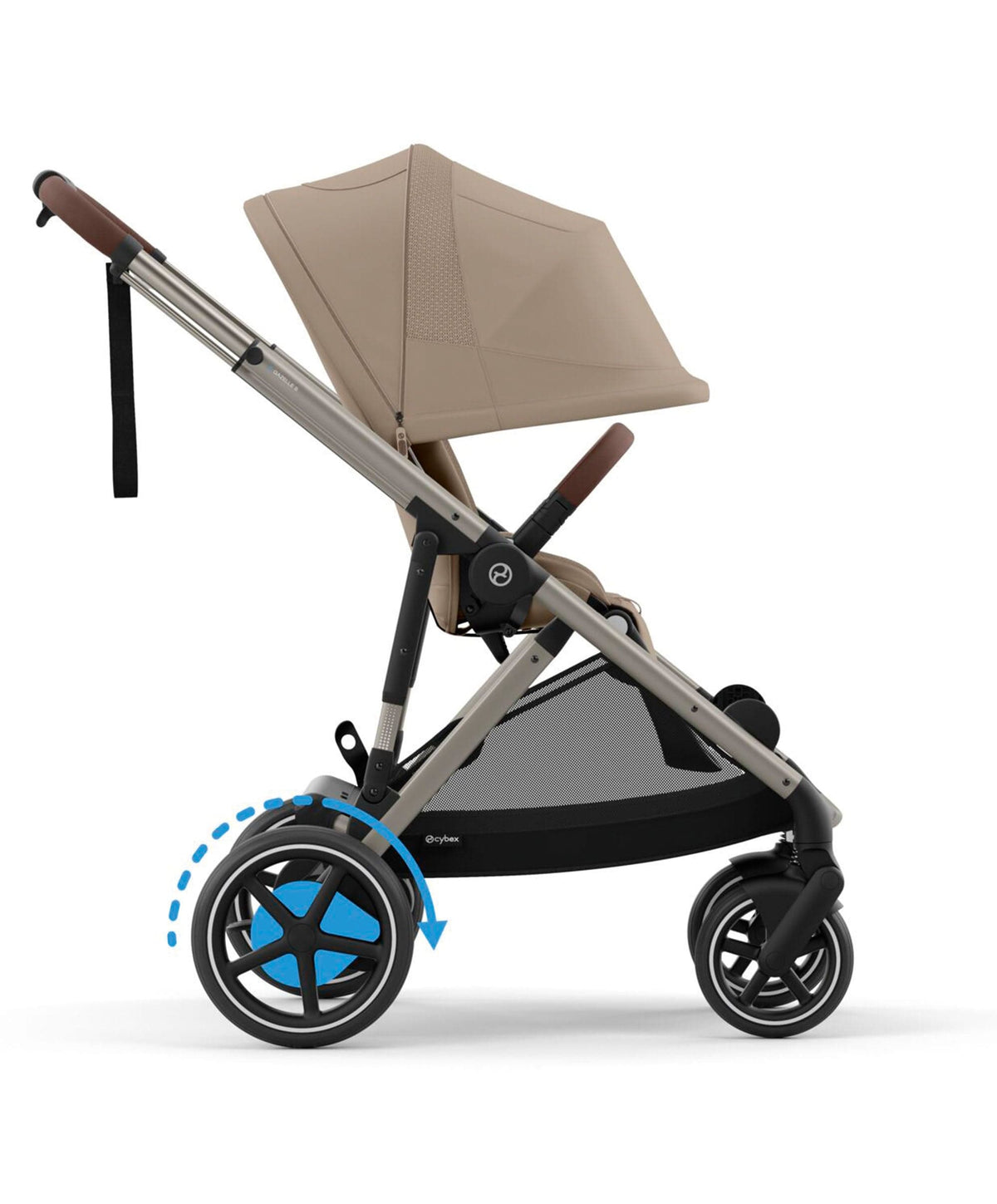 Cybex e-Gazelle S Electric Single to Double Pushchair - Almond Beige