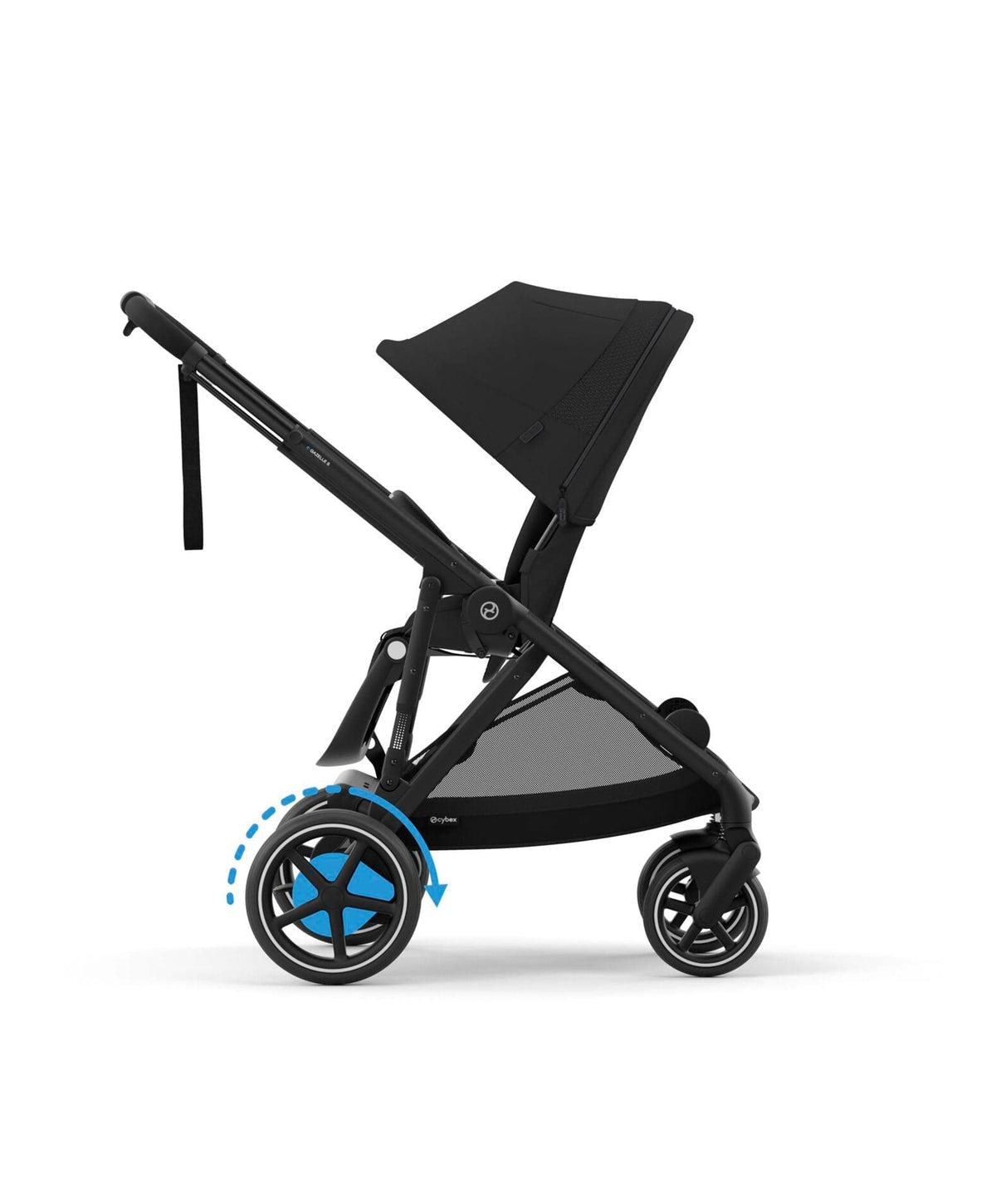 Cybex e-Gazelle S Electric Pushchair Bundle With Cybex Cloud T i-Size + Baby Car Seat & Base (7 Pieces) - Black