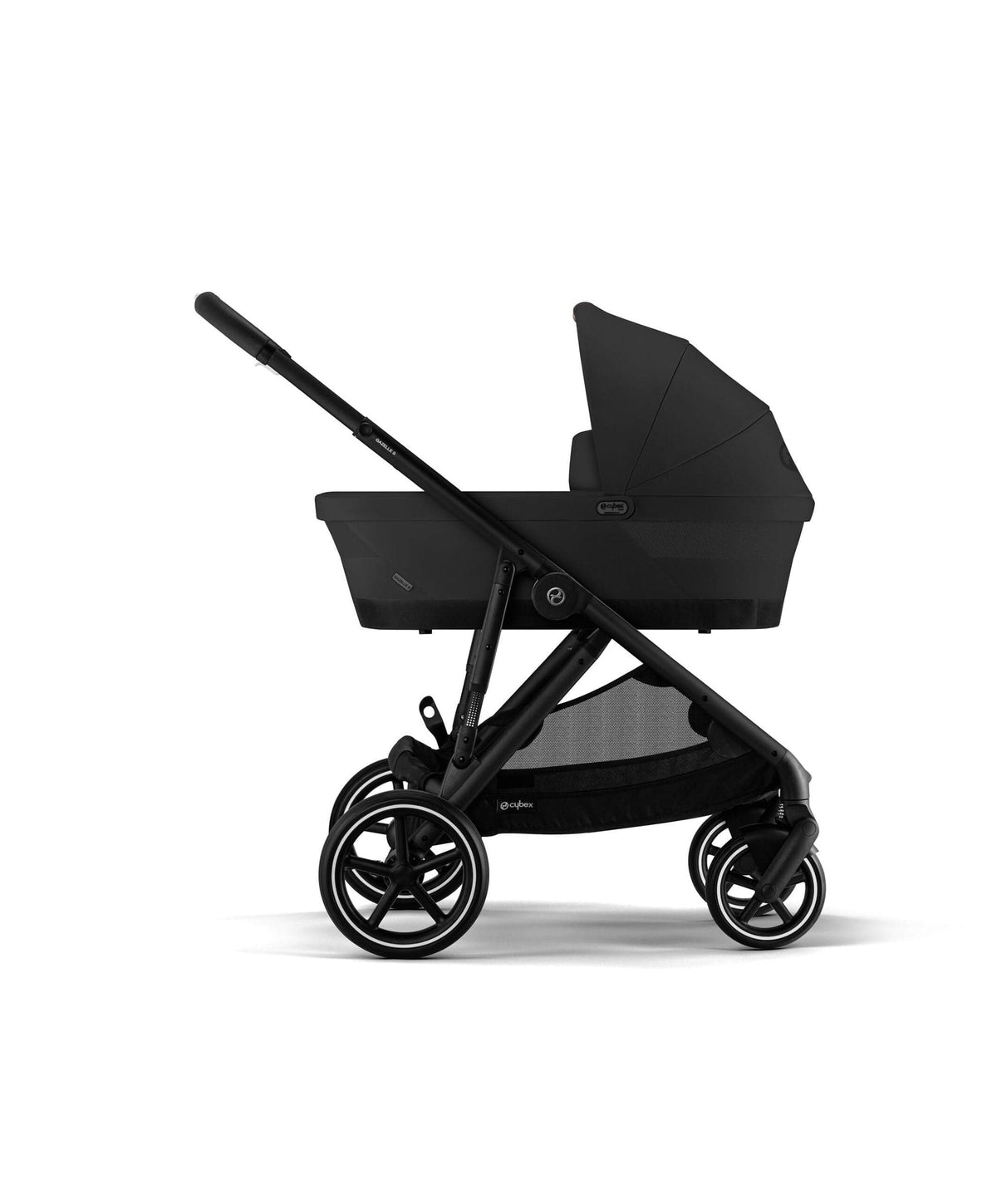 Cybex e-Gazelle S Electric Pushchair Bundle With Cybex Cloud T i-Size + Baby Car Seat & Base (7 Pieces) - Black