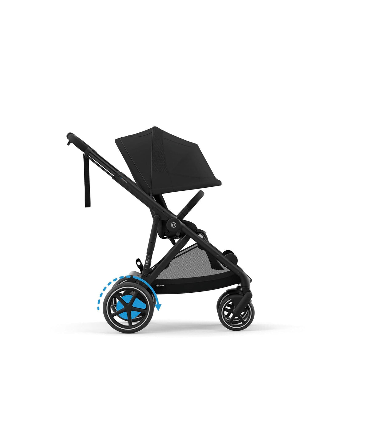 Cybex e-Gazelle S Electric Pushchair Bundle With Cybex Cloud T i-Size + Baby Car Seat & Base (7 Pieces) - Black