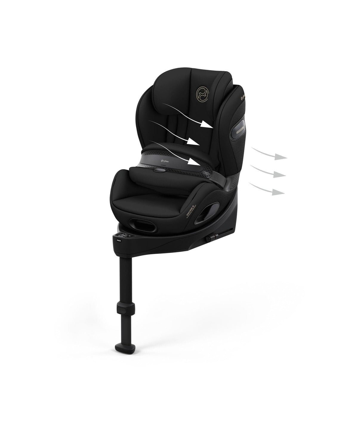 Cybex Anoris S Comfort i-Size 180 Airbag Car Seat – Sepia Black