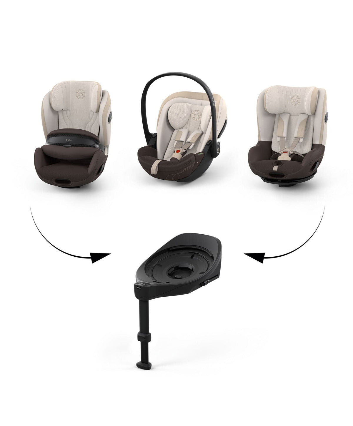 Cybex Anoris S Style i-Size 180 Airbag Car Seat - Amber Brown