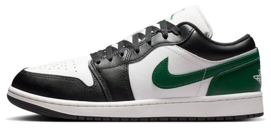 Men's 1 Low Black Gorge Green Summit White