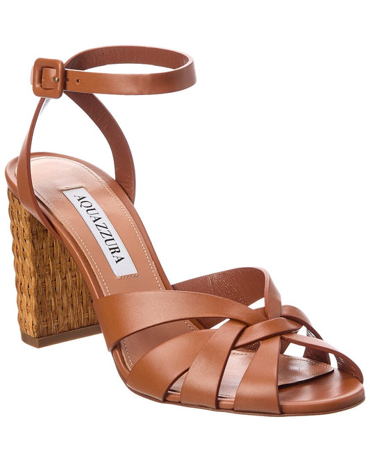 Aquazzura Copacabana 85 Leather Sandal