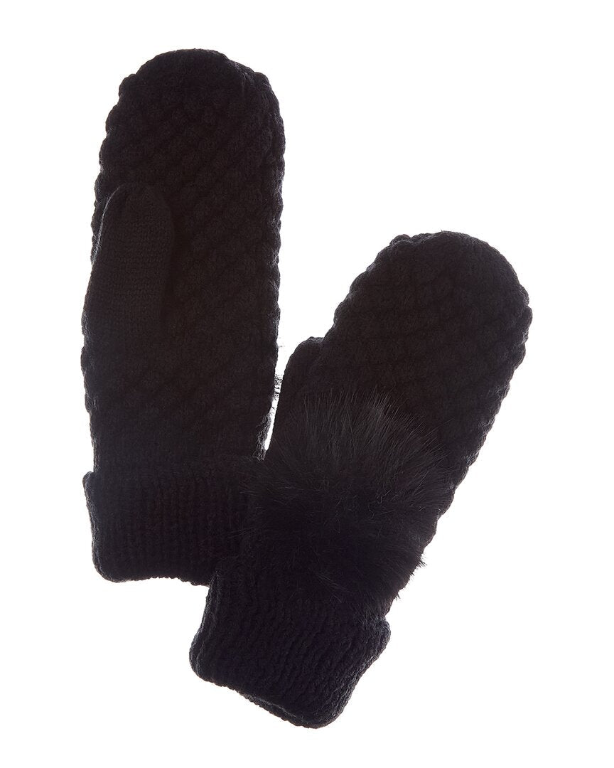 Surell Accessories Glitz Popcorn Mittens