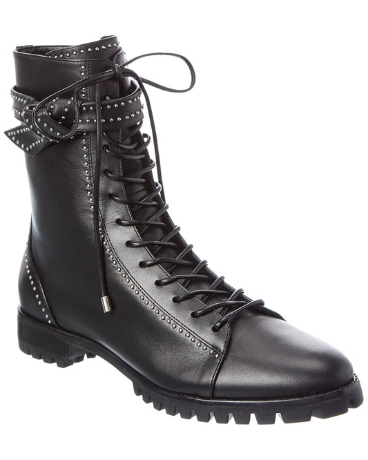 Alexandre Birman Evelyn Studs Leather Boot