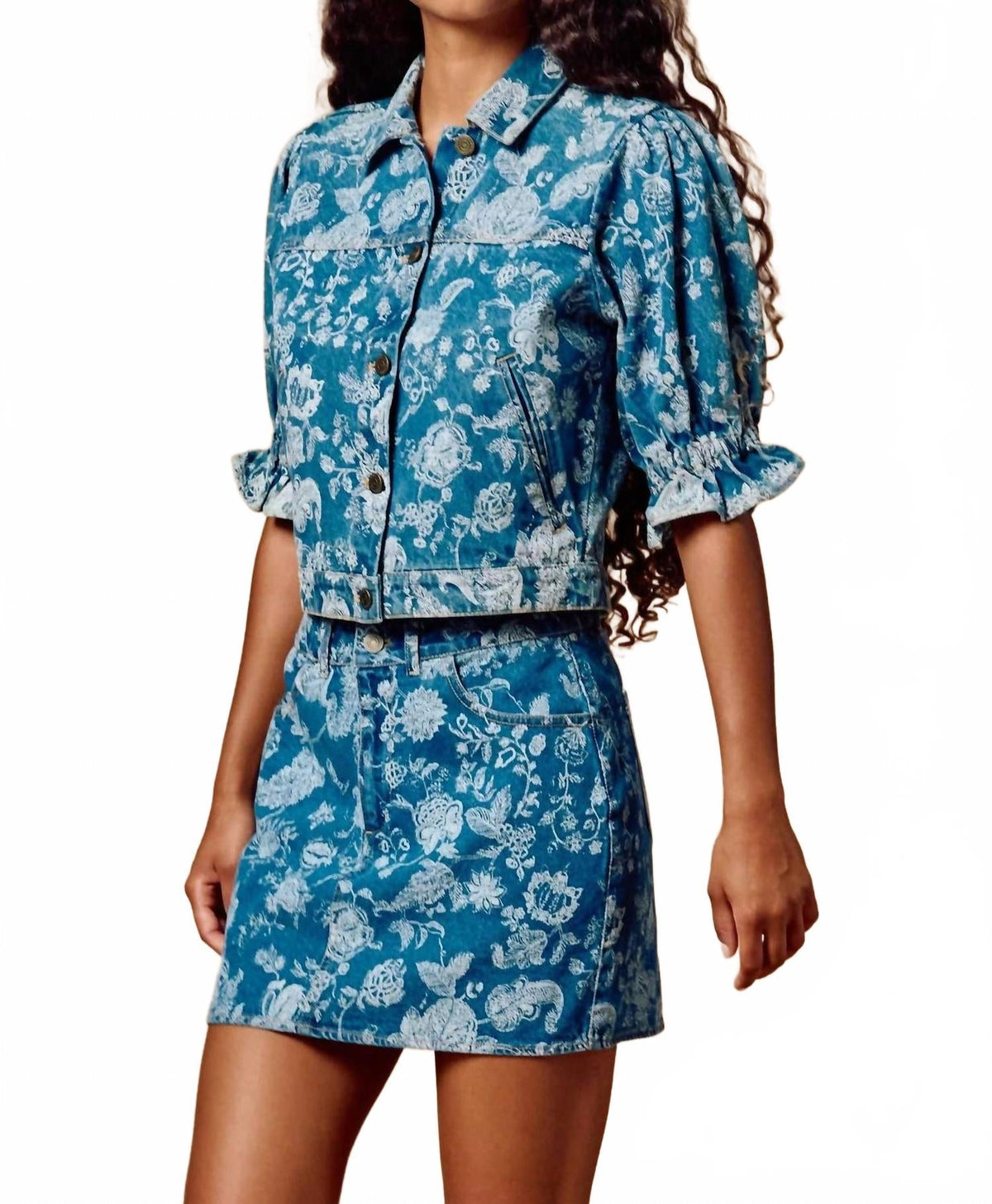 Dorian Jacket In Bois Laser Print