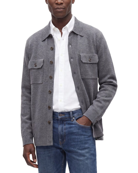 Forte Cashmere 100% Cashmere Shirt Jacket