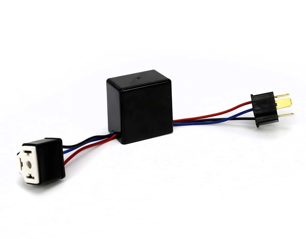 DENALI Anti-Flicker H4 Adapter for M5 &amp; M7 Headlight Modules