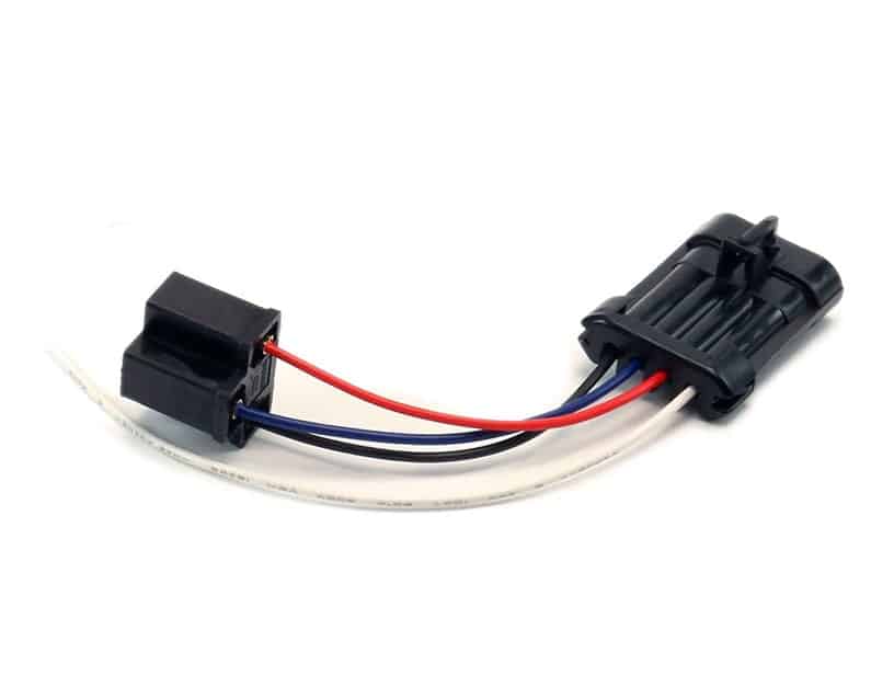 DENALI OEM Harley Davidson LED to H4 Headlight Wiring Adapter
