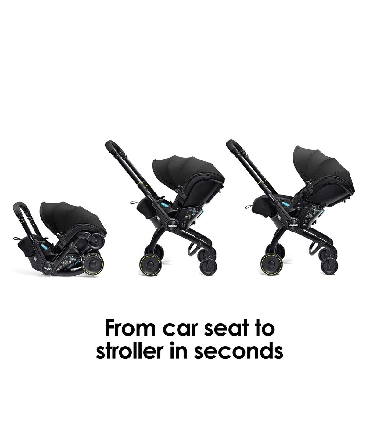 Doona X Car Seat & Stroller - Nitro Black