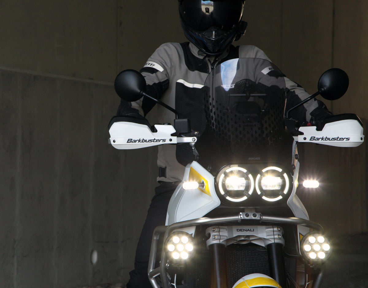 DEANLI Driving Light Mount - OEM Crashbar Adapter - Ducati DesertX