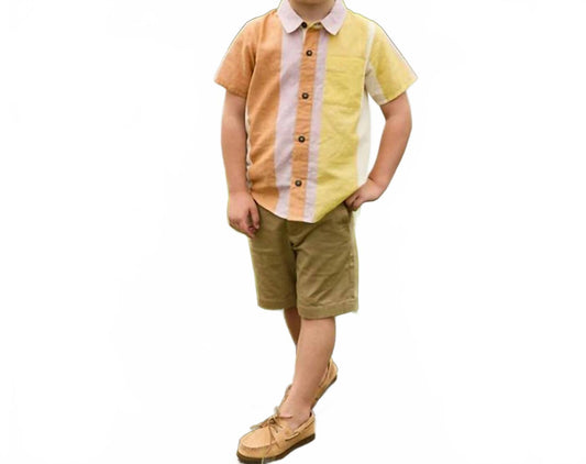 Jack Button Down Shirt In Desert Stripe