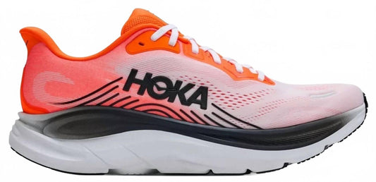 Men's Clifton 11 Running Shoe In Neon Tangerine/ Frost