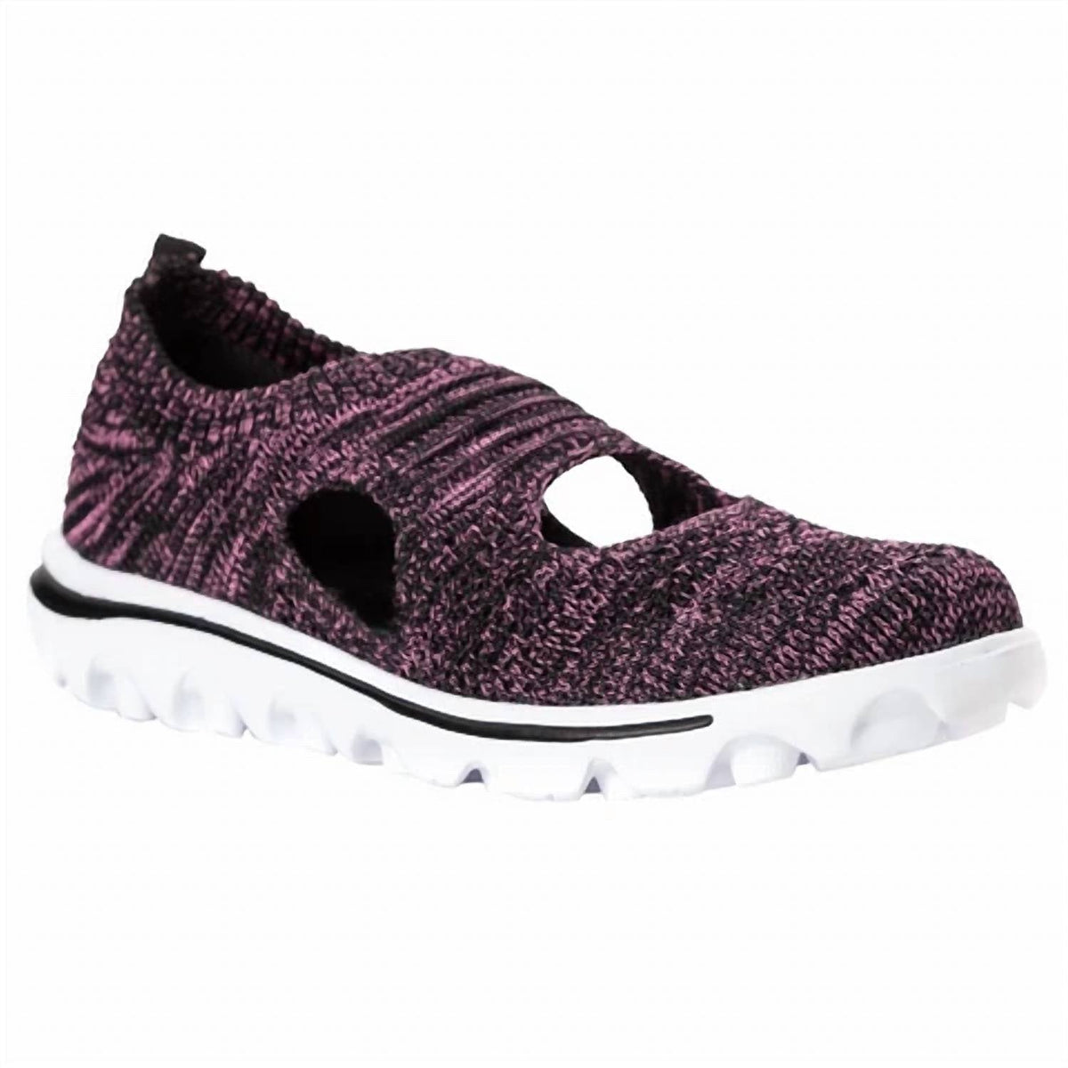 Women's Travelactiv Avid Sneaker In Black/berry