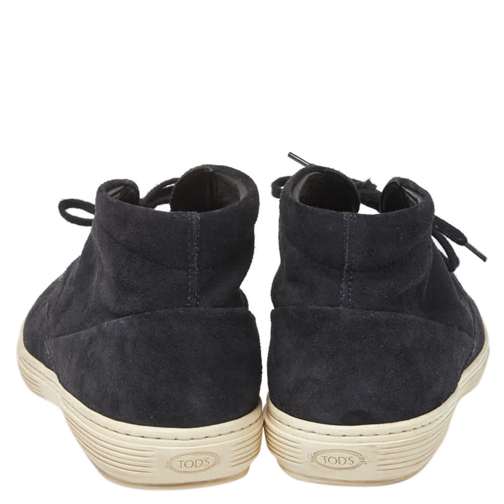 Tod's Black Suede Desert Ankle Boots Size 40
